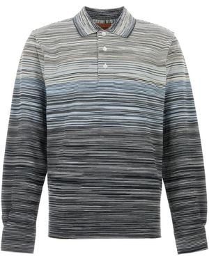 Tシャツ・カットソー MISSONI Embroidered Piquet Polo Shirt Missoni Piquet Polo Shirt in Blue for Men | Lyst UK