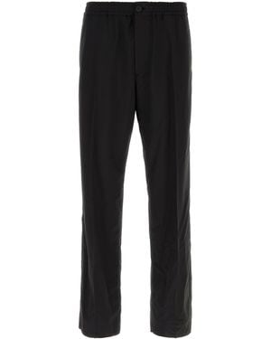 Ferragamo Wool Blend Pant - Black