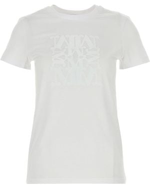 Max Mara T-shirt Bravo in cotone bianco