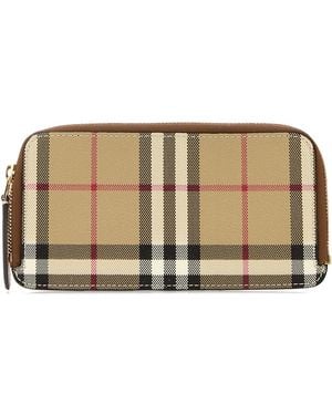 Burberry Printed Canvas Card Holder - Multicolor