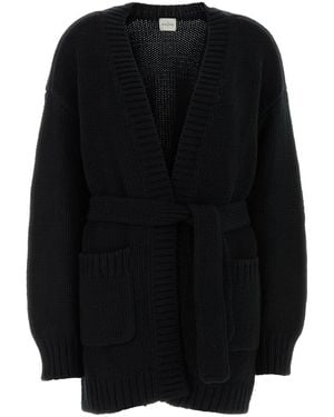 LeKasha Black Cashmere Berlin Cardigan