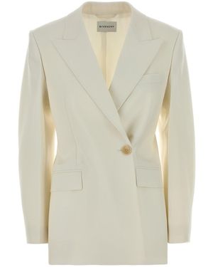 Givenchy Ivory Wool Blend Blazer - White