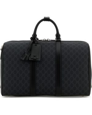 Gucci Duffel With Shoulder - Black