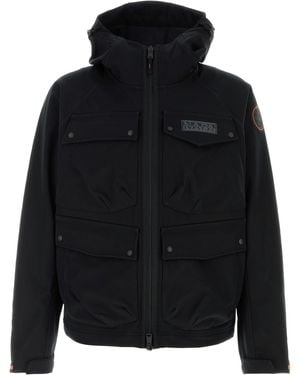 Napapijri Black Polyester A-rivalto Jacket