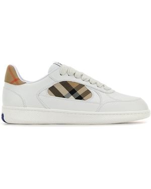 Burberry Sneakers Terrace in pelle bianca - Bianco