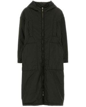 Max Mara Giubbino reversibile Bosco in poliestere verde bottiglia - Nero