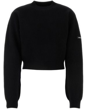 Balenciaga Maglione in lana nera - Nero