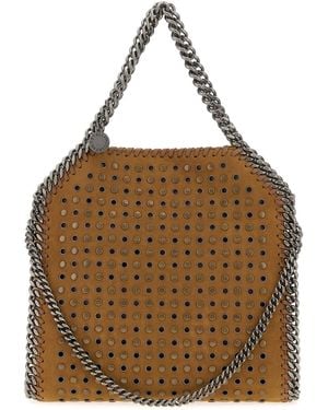 Stella McCartney Camel Alter Suede Falabella Handbag - Brown