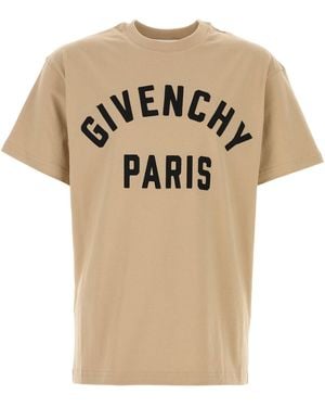 Givenchy Cotton T-Shirt - Natural
