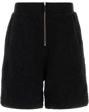 Entire studios Black Teddy Bermuda Shorts