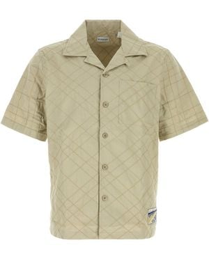 Burberry Khaki Cotton Shirt - Green