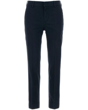 PT Torino Navy Blue Stretch Cotton New York Pant