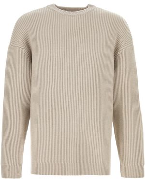 Entire studios Sand Wool Oversize Jumper - White