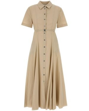 Tory Burch Cotton Shirtdress - Natural