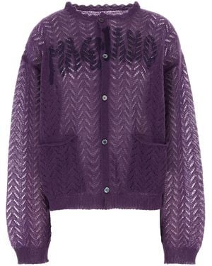 Magliano Bimbo Cardigan - Purple