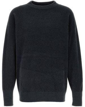 Goldwin Charcoal Polyester Jumper - Blue