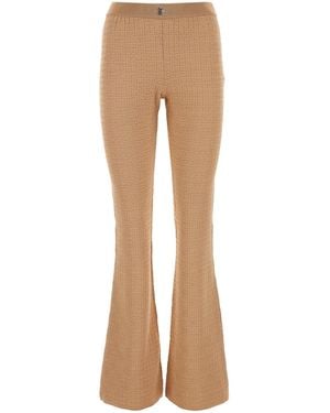 Givenchy Pantalone svasato in jacquard rosa carne - Neutro