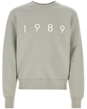 1989 STUDIO Felpa in cotone grigio