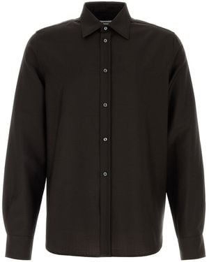 Jil Sander Regular Solid Shirt - Black