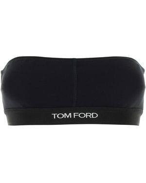 Tom Ford Black Stretch Modal Bra