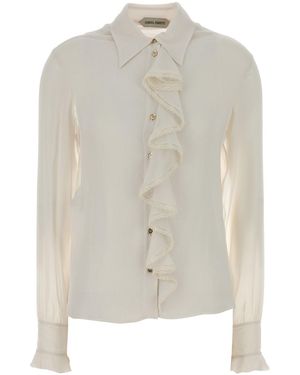 Alberta Ferretti Regular Solid Shirt - White