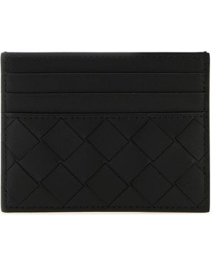 Bottega Veneta Portacarte in pelle nera - Nero