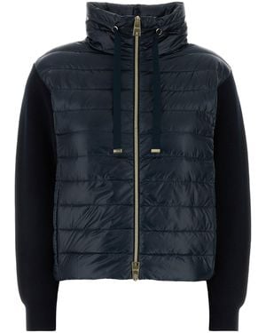 Herno Navy Blue Cotton Jacket