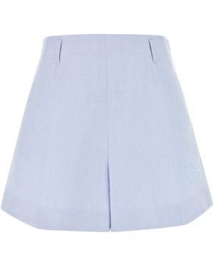 Givenchy Embroidery Shorts - Blue