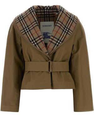 Burberry Army Cotton Jacket - Green