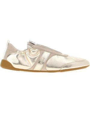 Chloé Leather Kick Trainers - White