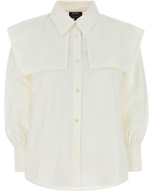 A.P.C. Poplin Ondine Shirt - White