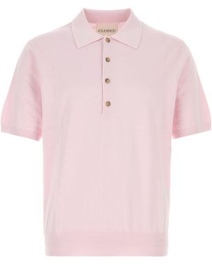 Closed Pink Cotton Polo Shirt