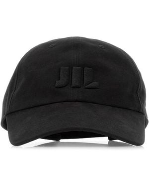 Jil Sander Cappello da baseball in twill nero