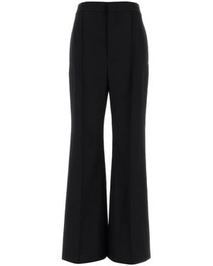 Carven Black Wool Evase Pant