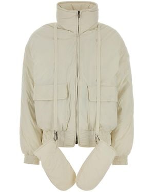 Golden Goose Deluxe Brand Ivory Nylon Padded Jacket - White