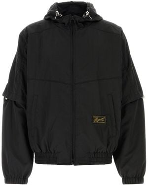 WOOYOUNGMI Black Nylon Windbreaker