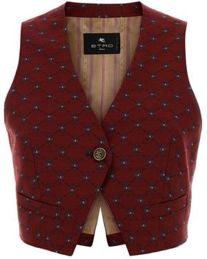 Etro Vests - Red