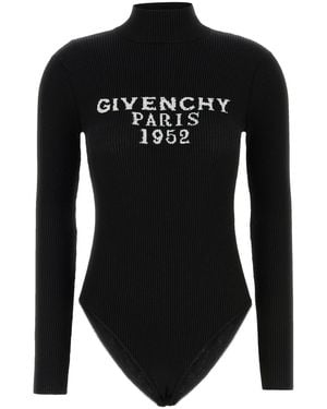 Givenchy Black Polyester Bodysuit