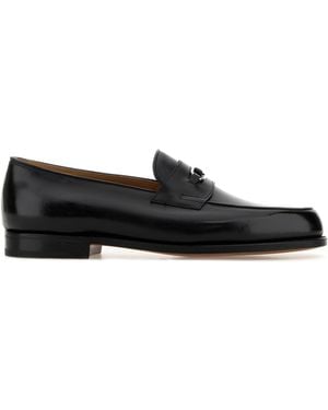 John Lobb Mocassini Lopez in pelle nera - Nero