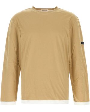 NAMACHEKO Beige Cotton T-shirt - Natural
