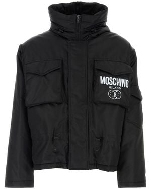 Moschino Nylon Padded Jacket - Black
