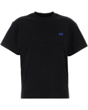 Jil Sander T-Shirt Cn Ss Emb - Black