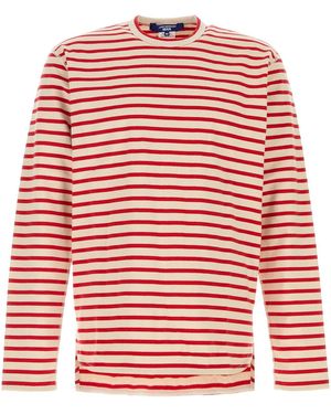 Junya Watanabe Stripes T-Shirt - Red