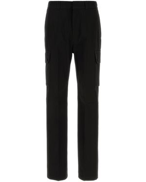 Givenchy Pantalone cargo in cotone nero