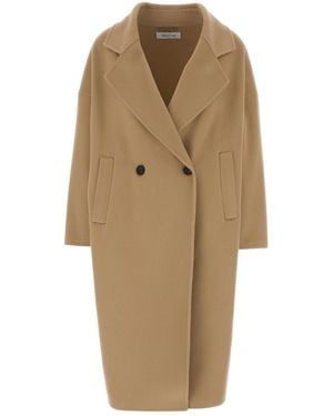 Aftercoat Camel Wool Blend Coat - Natural