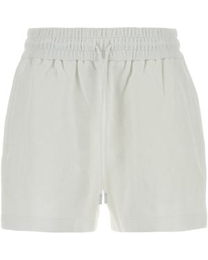Gucci Bermuda in nylon stretch bianco