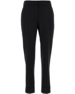 PT Torino Black Stretch Wool Pant