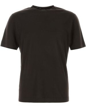 ZEGNA Dark Brown Wool Sweater - Black
