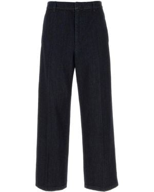 Jil Sander Blue Denim Wide-leg Jeans