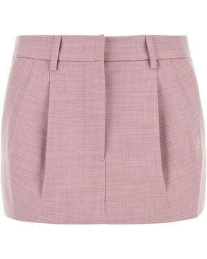 パンツ THE ANDAMANE Pink stretch polyester blend palazzo pant ANDAMANE Pink Stretch Polyester Blend Palazzo Pant | Lyst